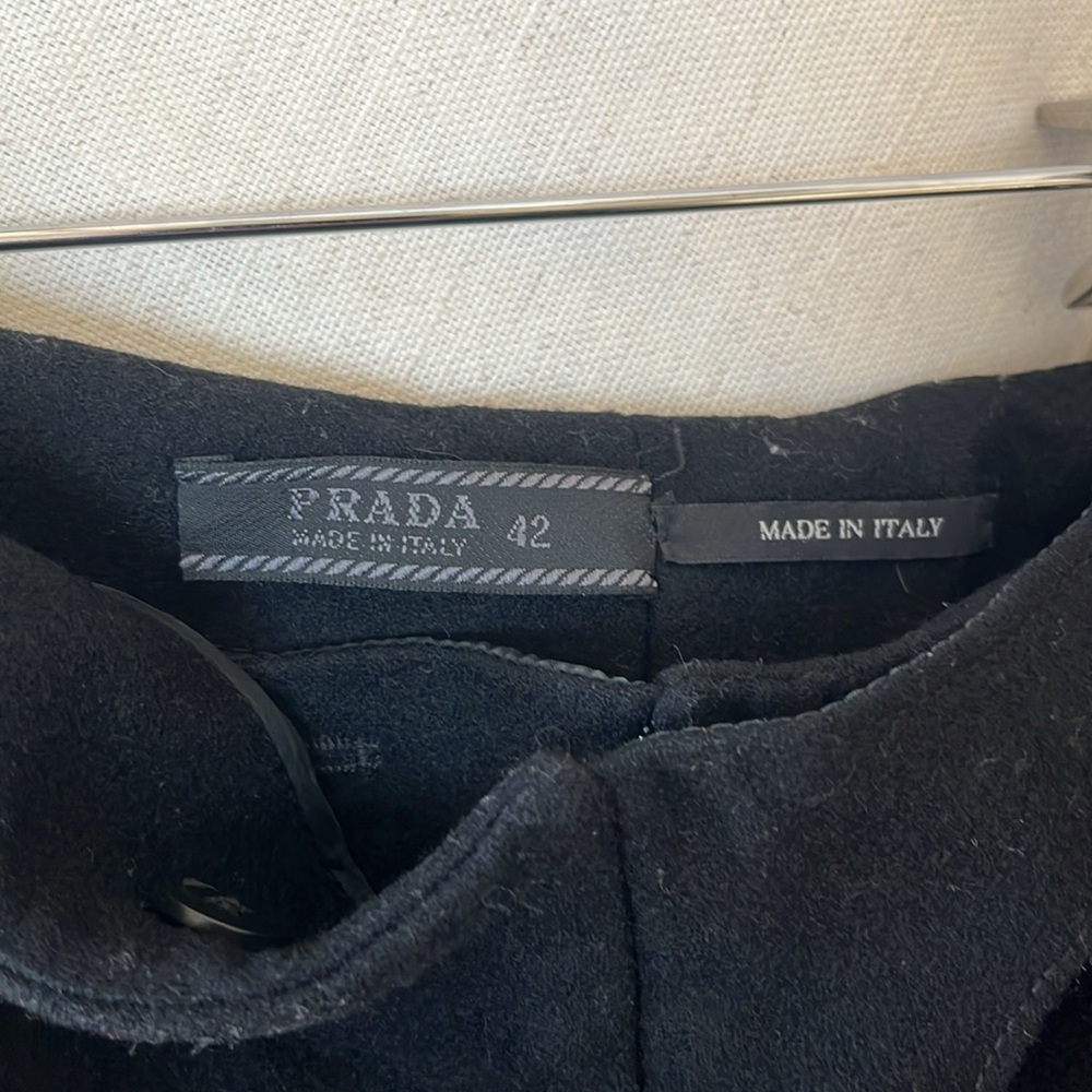 Prada Black Wool Pant Size 42 European - Picture 3 of 6